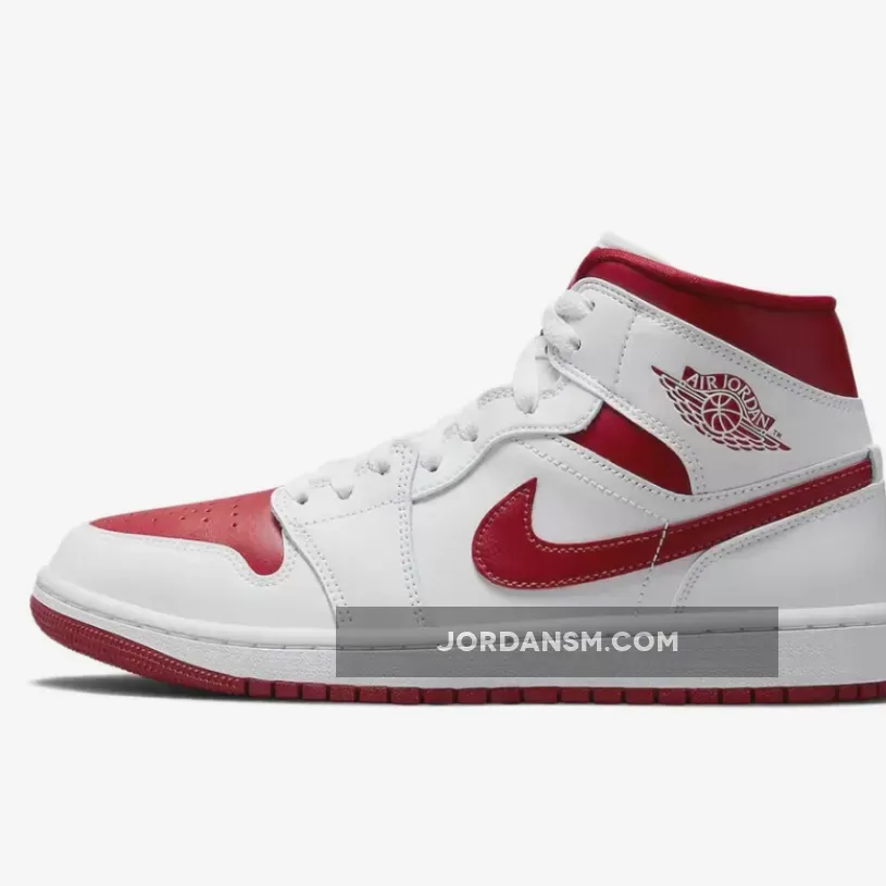Air Jordan 1 Mid Red Toe BQ6472-161 For Sale