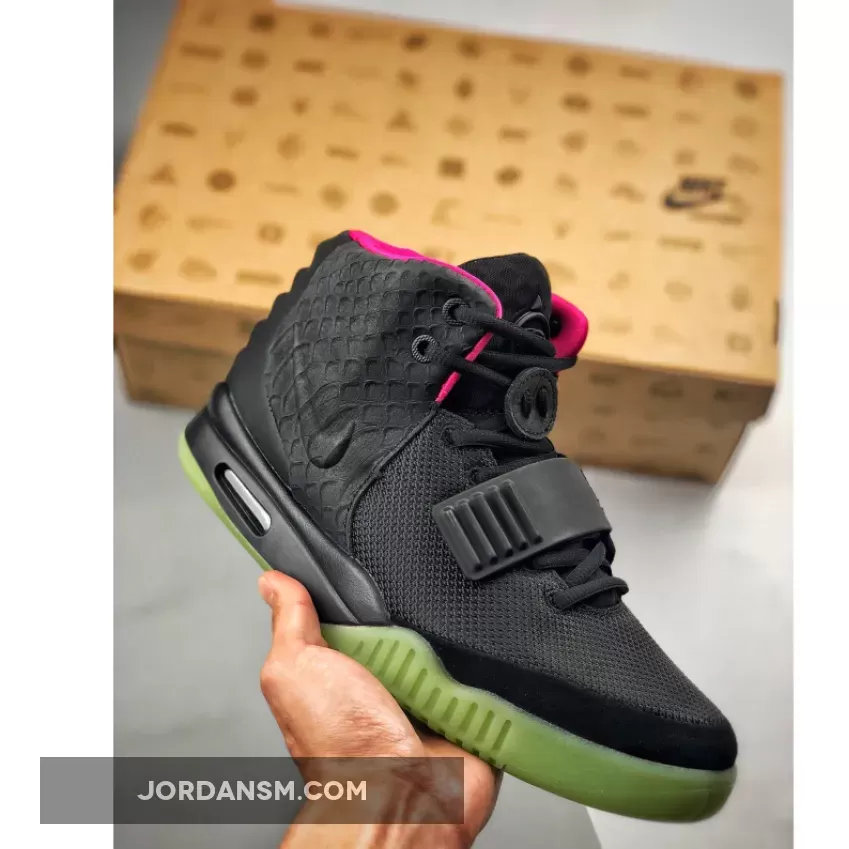 Nike Air Yeezy 2 NRG Black/Solar Red 508214-006 Restock