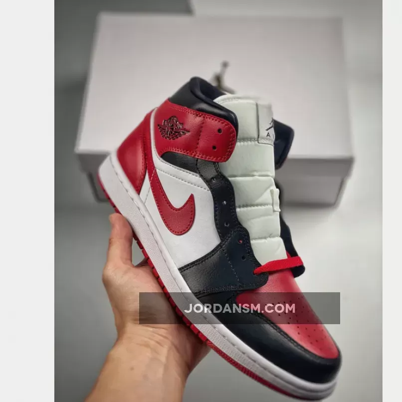 Air Jordan 1 Mid 'Bred Toe' BQ6472-079 Online