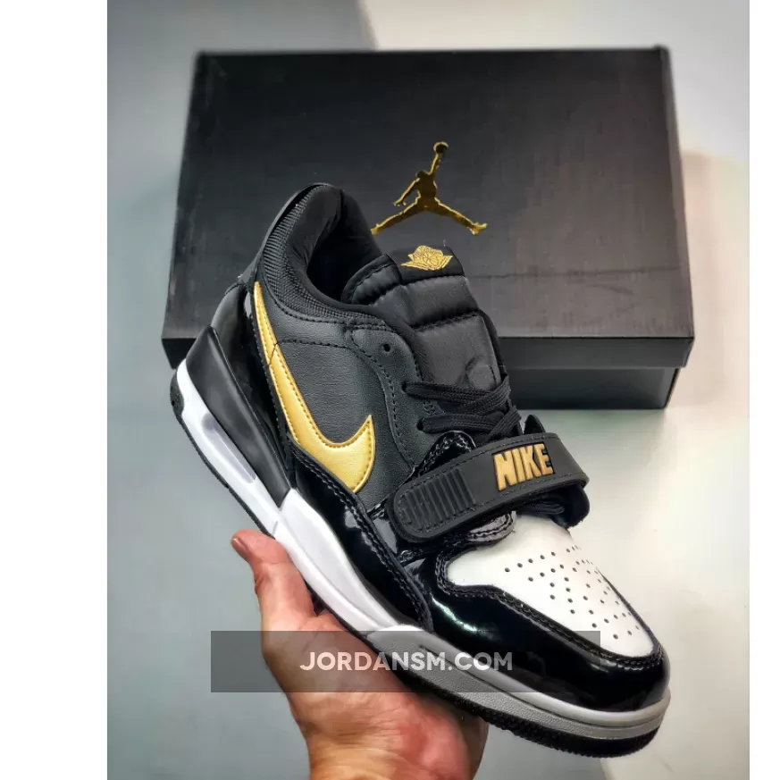 Jordan Legacy 312 Low Black Gold CD7069-071 Restock