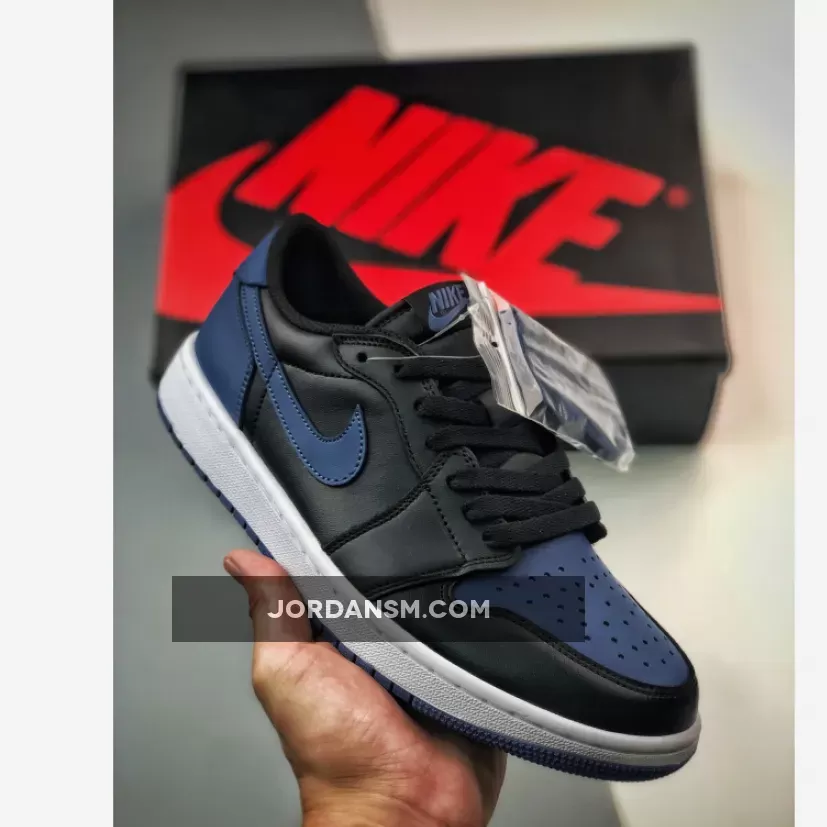 Air Jordan 1 Low OG Black/Mystic Navy/White CZ0790-041 Restock