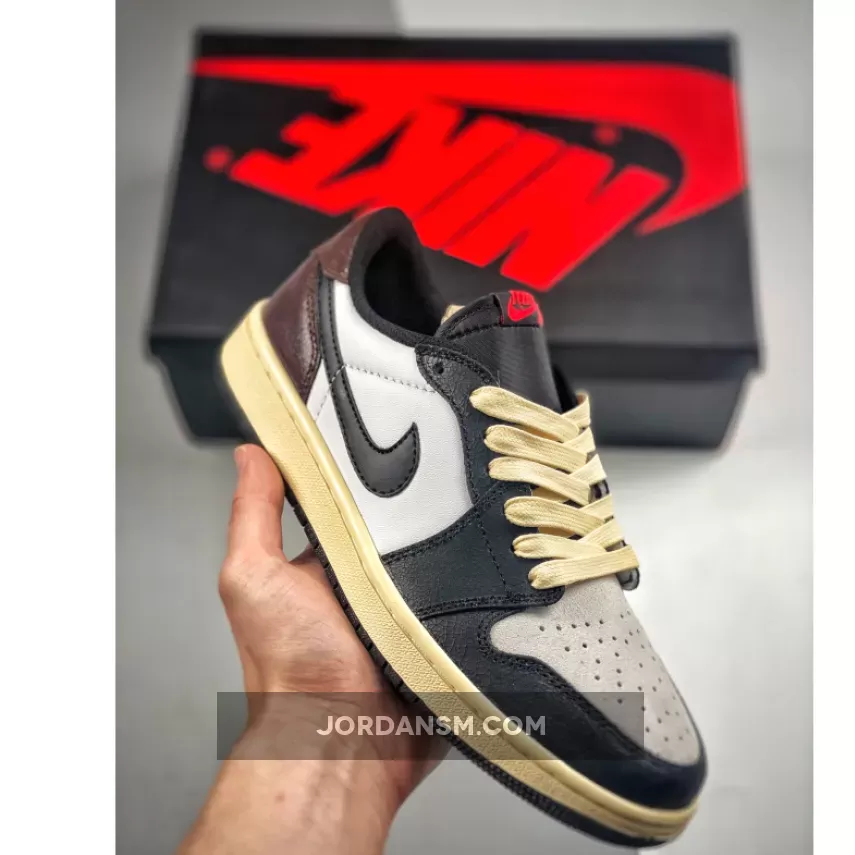 Air Jordan 1 Low OG Black White Chocolate New Releases