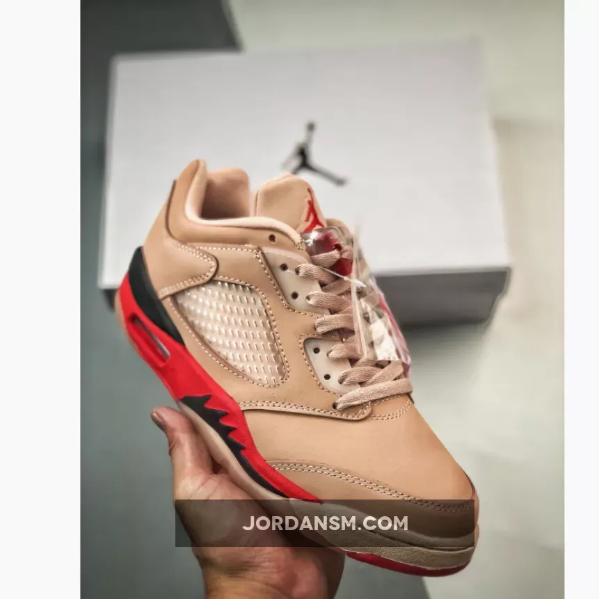 Air Jordan 5 Low "Girls That Hoop" Arctic Orange/Siren Red-Black DA8016-806