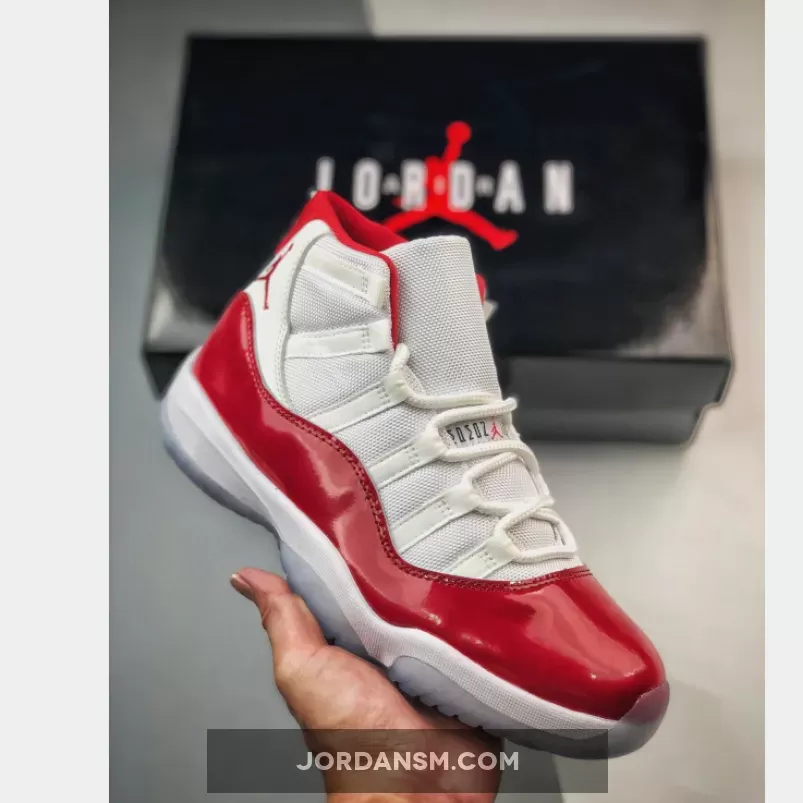 Air Jordan 11 Cherry White/Varsity Red-Black CT8012-116 'red black and white jordan 11'