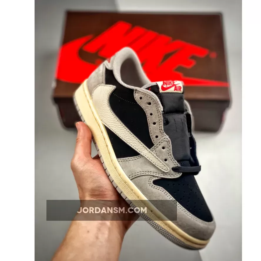 Travis Scott x Air Jordan 1 Low OG SP Grey/Black/Cream / air jordan 1 travis scott original price