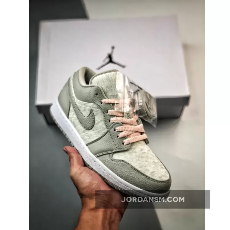 Air Jordan 1 Low Light Iron Ore/White-Atmosphere DQ6076-001 New Releases