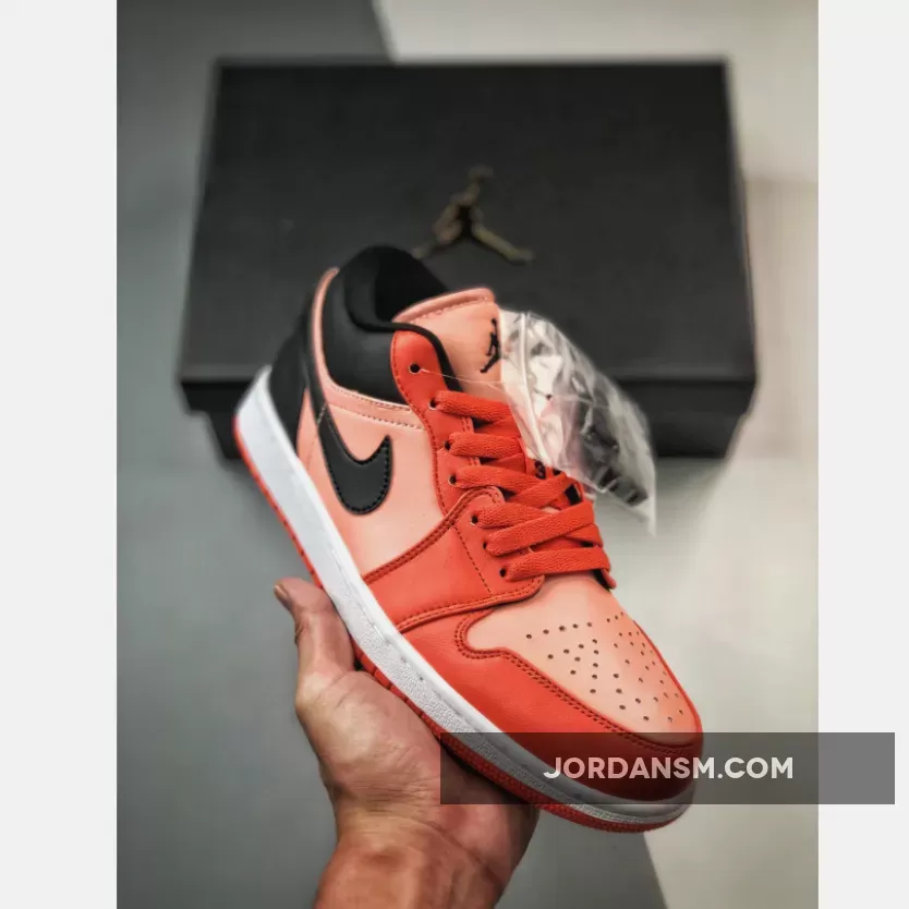 Air Jordan 1 Low Orange And Black DM3379-600 New Releases