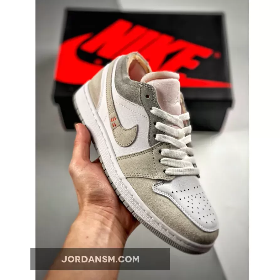 Air Jordan 1 Low 'Inside Out' White/Grey-Sail DN1635-100 Online