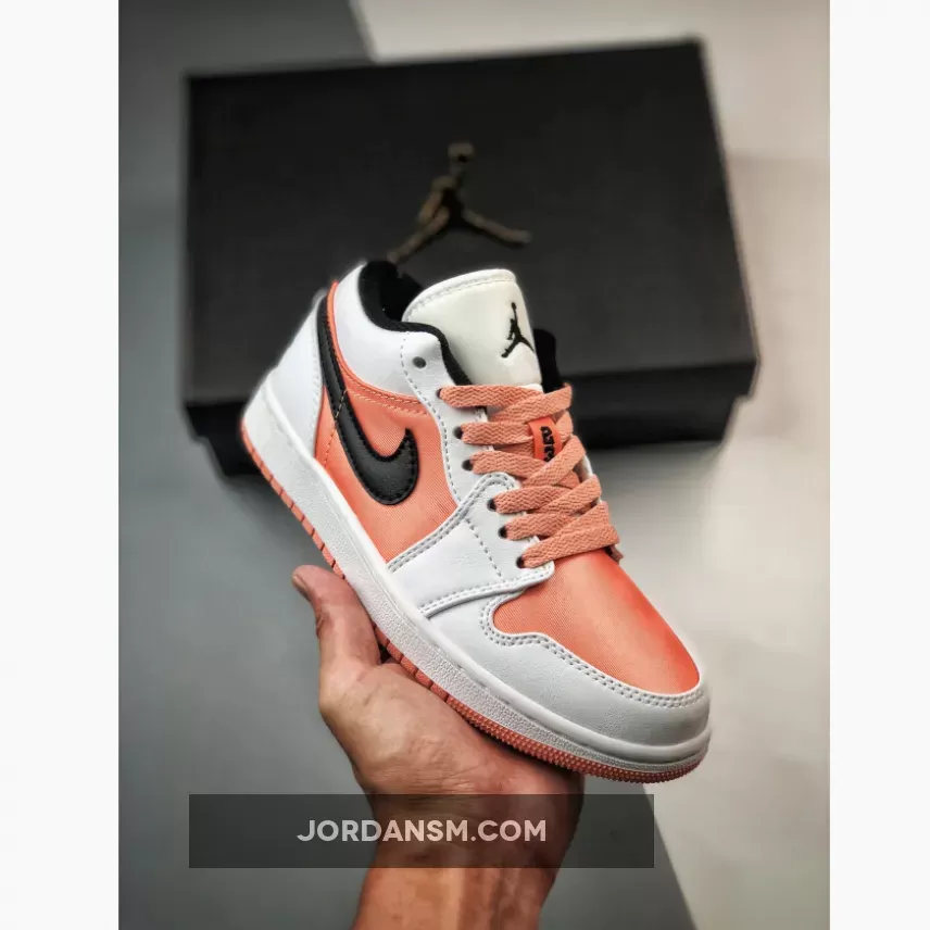 Air Jordan 1 Low GS White/Light Madder Root-Black DM8960-801 Online