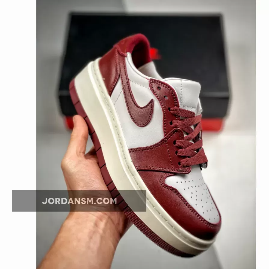 Air Jordan 1 Elevate Low White/Team Red-Sail DH7004-161 Restock