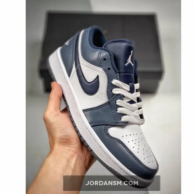 Air Jordan 1 Low Blue Tones 553558-414 New Releases