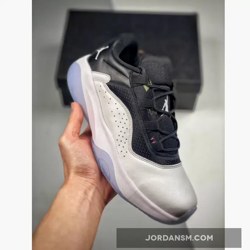 Air Jordan 11 CMFT Low White/Black-Ghost Green-Metallic Silver CW0784-104 New Releases