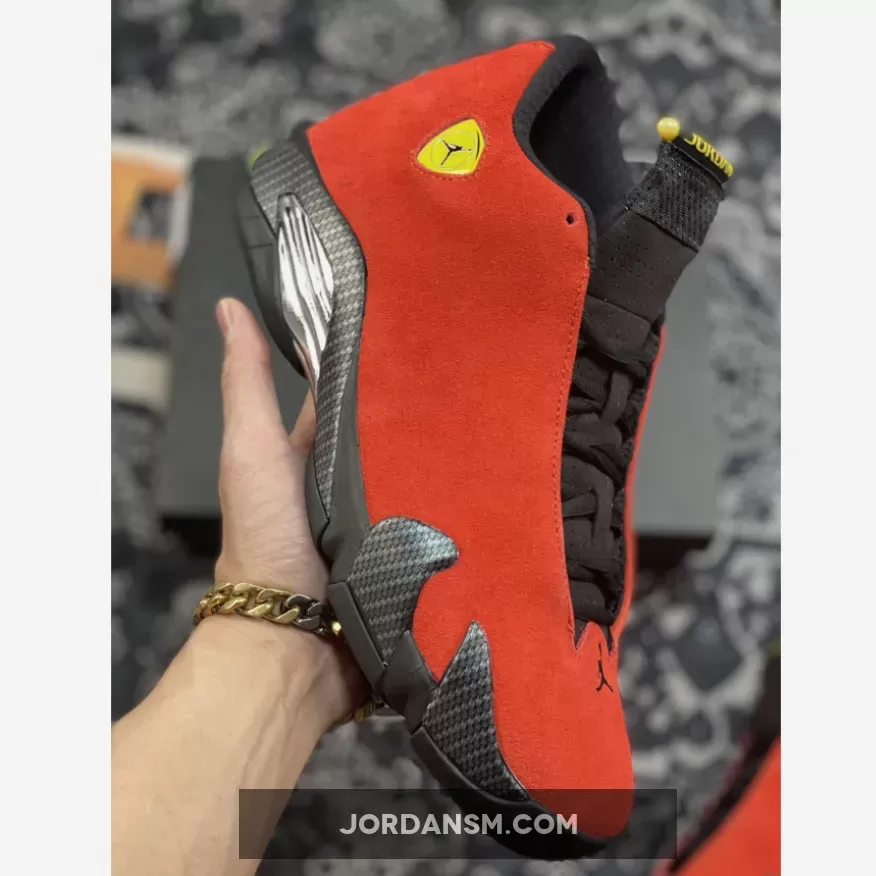 Air Jordan 14 Retro ‘Ferrari’ Challenge Red / retro jordans on sale men's