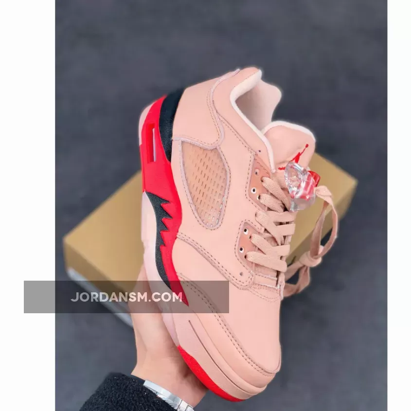 Air Jordan 5 Low Arctic Orange/Siren Red-Black Online