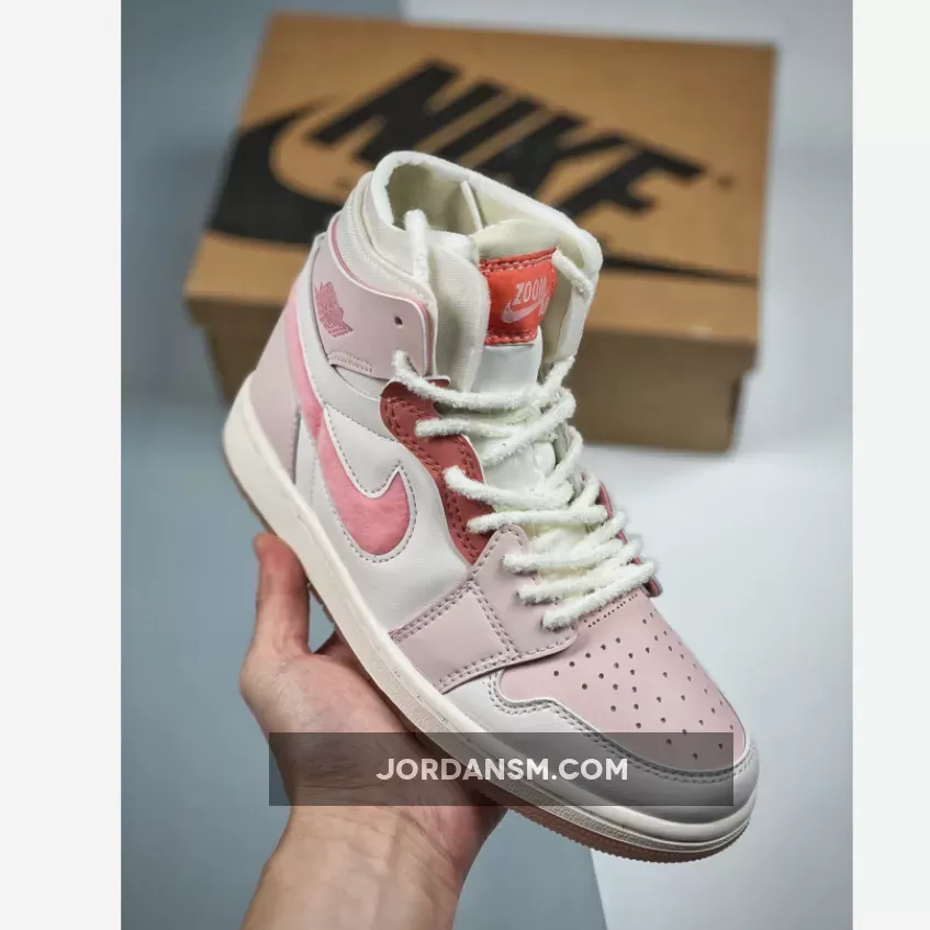 Air Jordan 1 Zoom CMFT White Pink New Releases