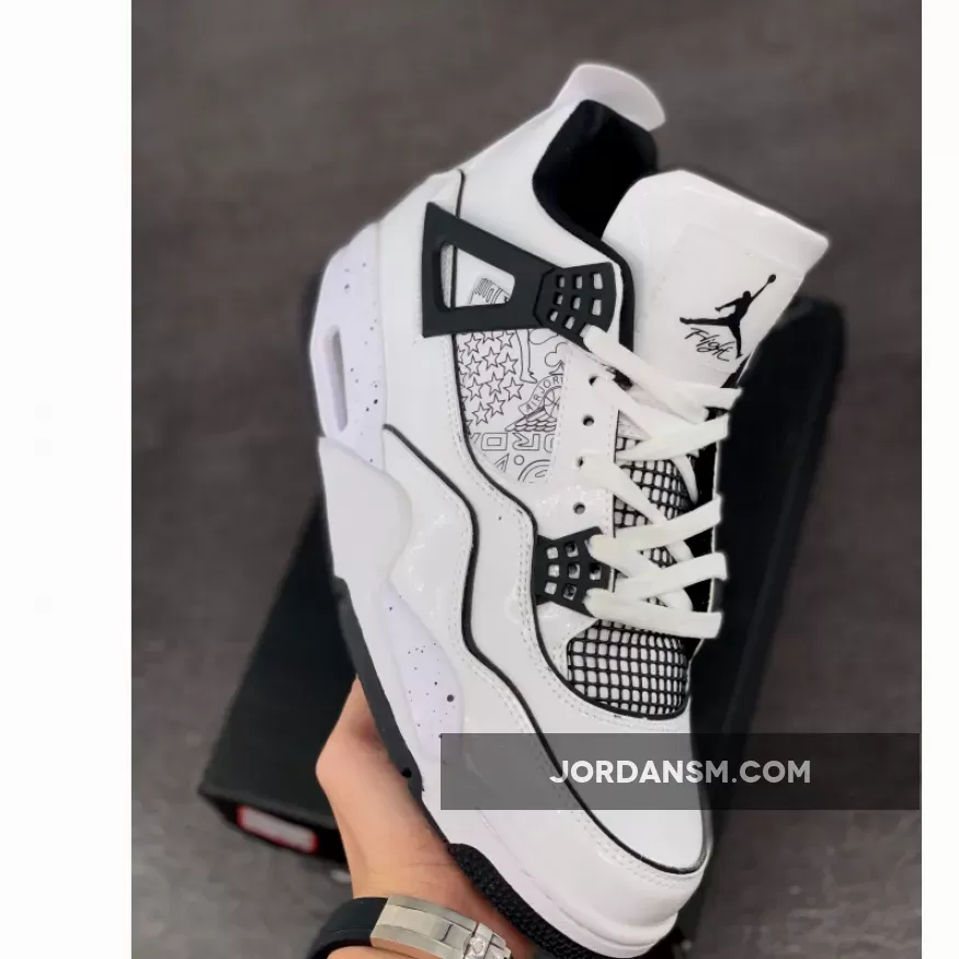 Air Jordan 4 'DIY' White/Black-Volt DC4101-100 New Releases