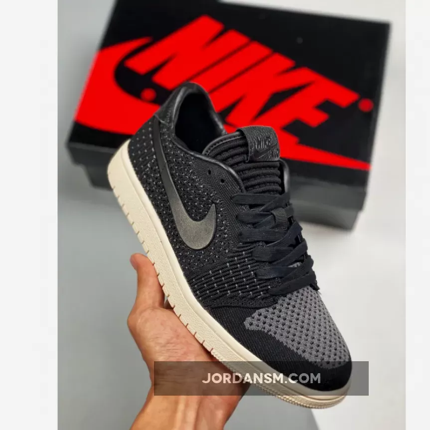Air Jordan 1 Retro Low Flyknit Black Guava Online