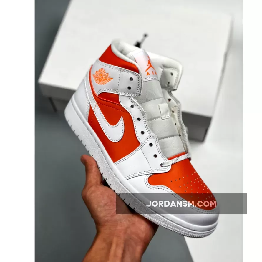 Air Jordan 1 Mid SE GS Bright Citrus/White CZ0774-800 Restock