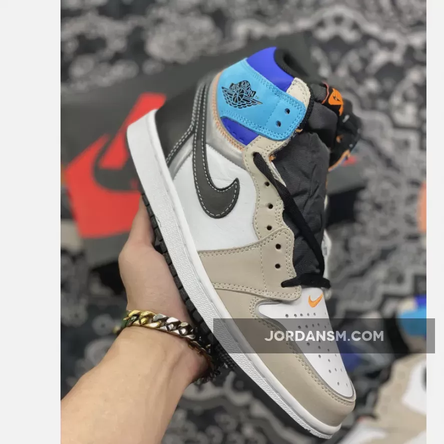 Air Jordan 1 Retro High OG ‘Prototype’ White/Total Orange-Multi-Color DC6515-100 Online