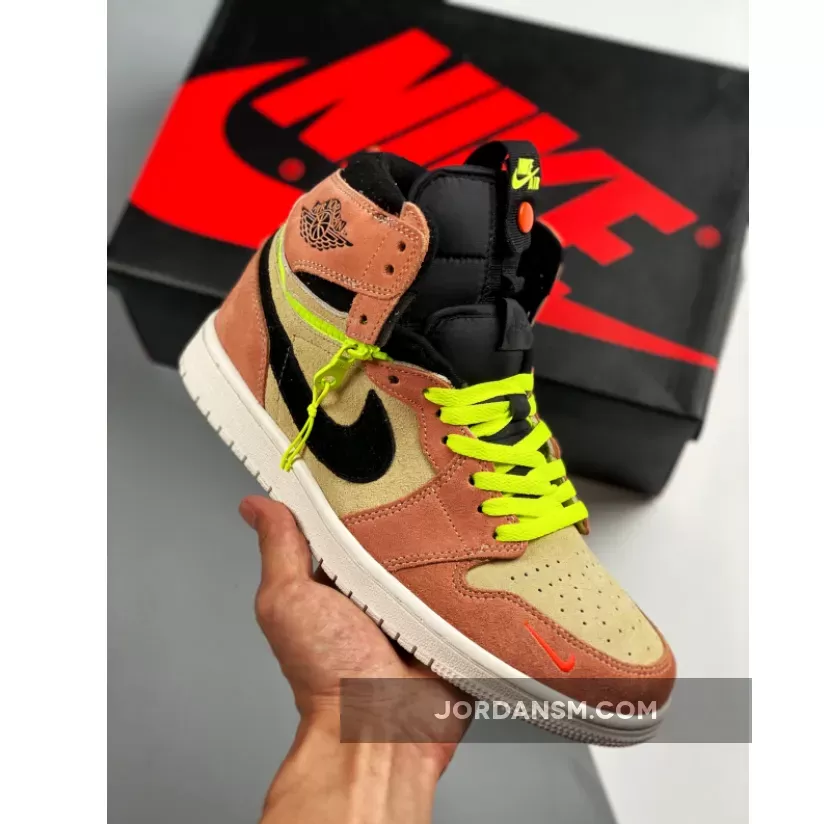 Air Jordan 1 High Switch Peach Neon CW6576-800 / jordan 1 switch peach