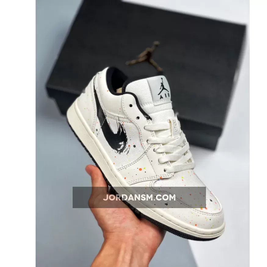 Air Jordan 1 Low "Paint Splatter" DM3528-100