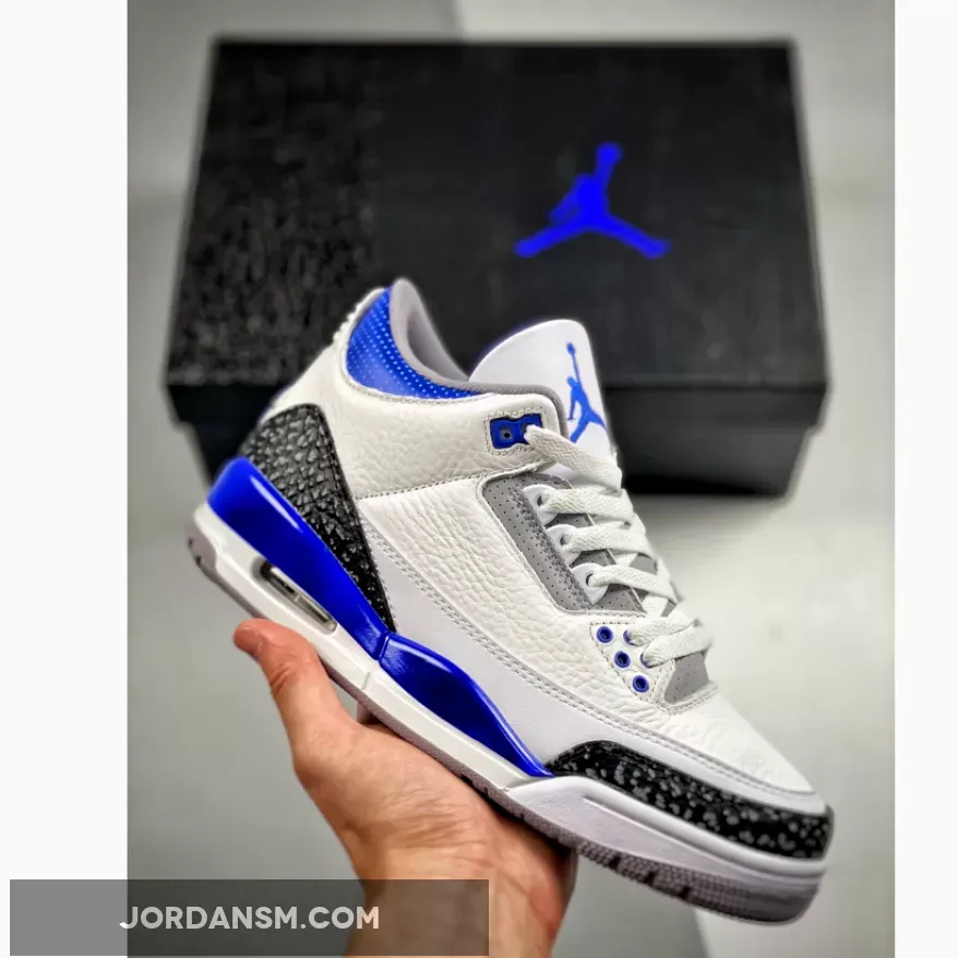 Air Jordan 3 White/Black-Cement Grey-Racer Blue CT8532-145 Online