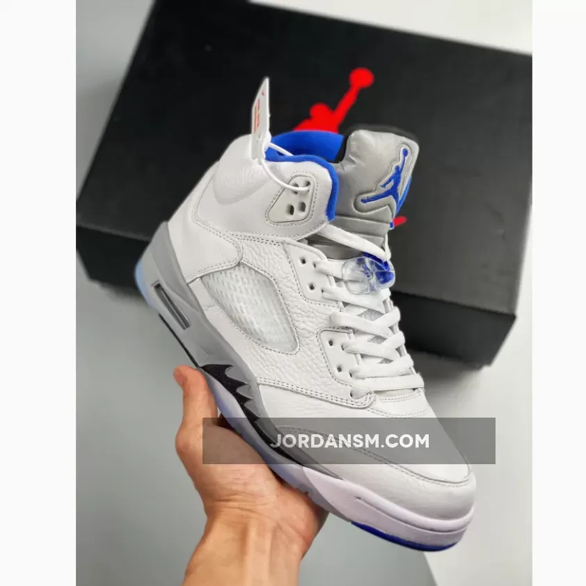 Air Jordan 5 "Stealth 2.0" White/Stealth-Black-Hyper Royal
