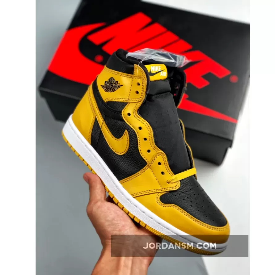 Air Jordan 1 High OG Pollen/Black-White 555088-701 Online