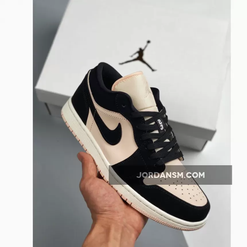 Air Jordan 1 Low Black/Guava Ice/Sail DC0774-003