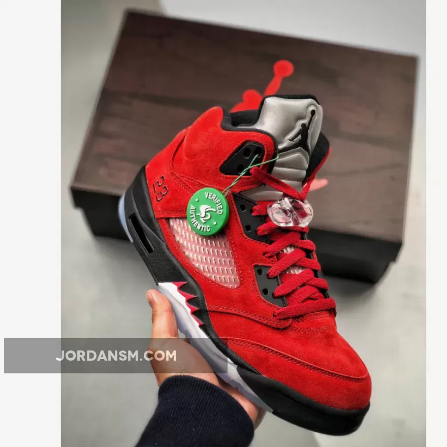 Air Jordan 5 'Raging Bull' Varsity Red/Black-White / jordan 5 varsity red