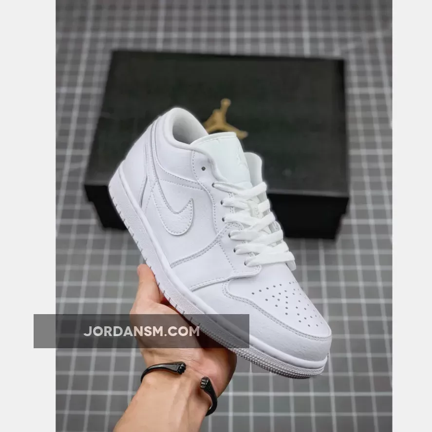 Air Jordan 1 Low 'Triple White' 553558-130 / 553558 130