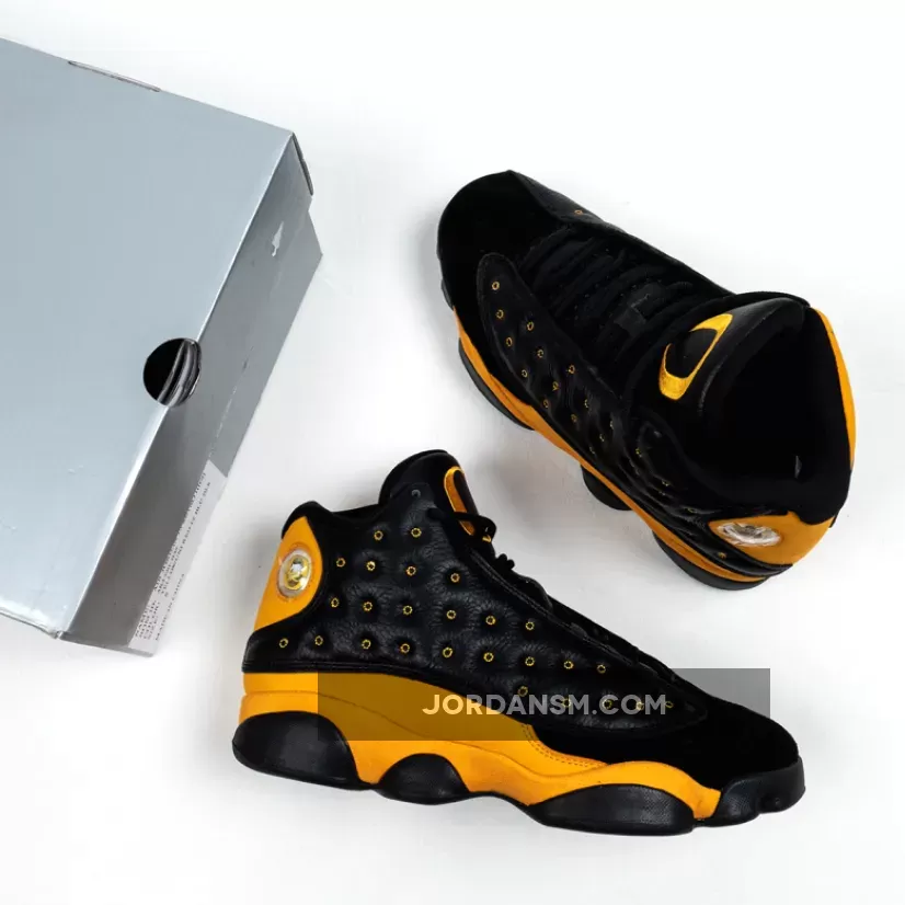 Air Jordan 13 PE Oregon 'Track And Field' Black Yellow Online