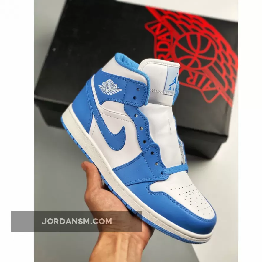 Air Jordan 1 Mid ‘UNC’ 554724-106 Restock