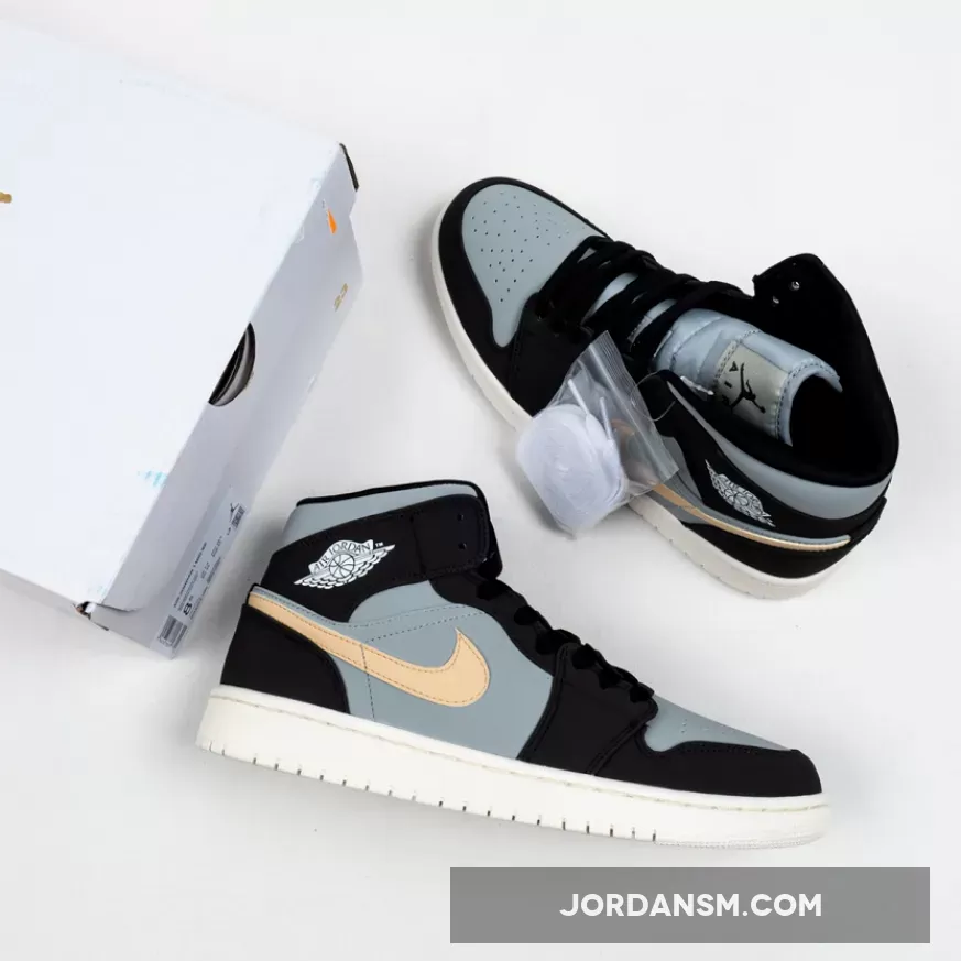 Air Jordan 1 Mid SE Mix Materials Iron Grey BQ6472-020 Restock