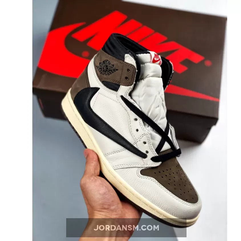 Travis Scott X Alternate Air Jordan 1 White Brown Restock