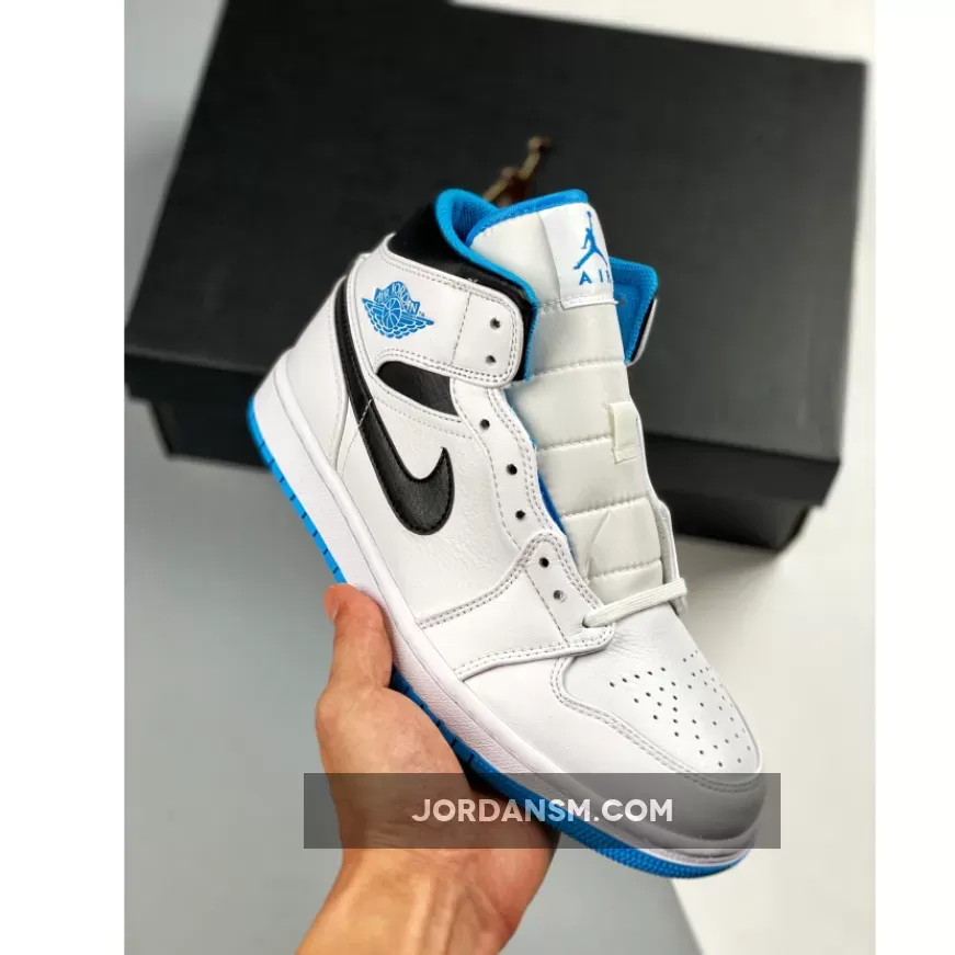 Air Jordan 1 Mid 'Laser Blue' 554724-141 Online