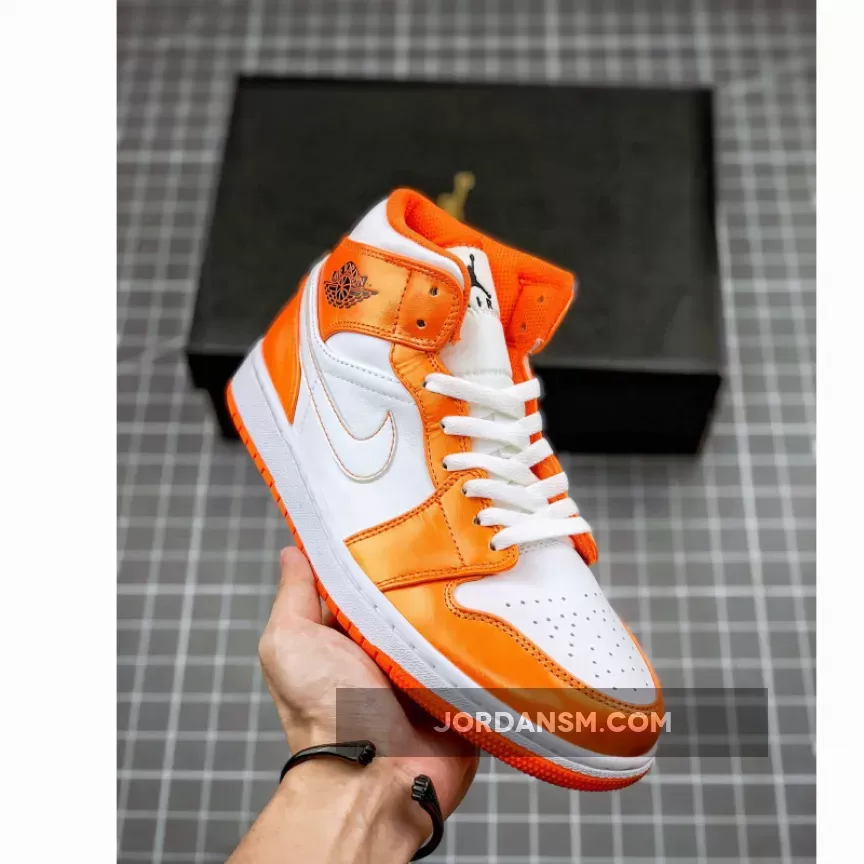 Air Jordan 1 Mid 'Electro Orange' DM3531-800 / dm3531 800