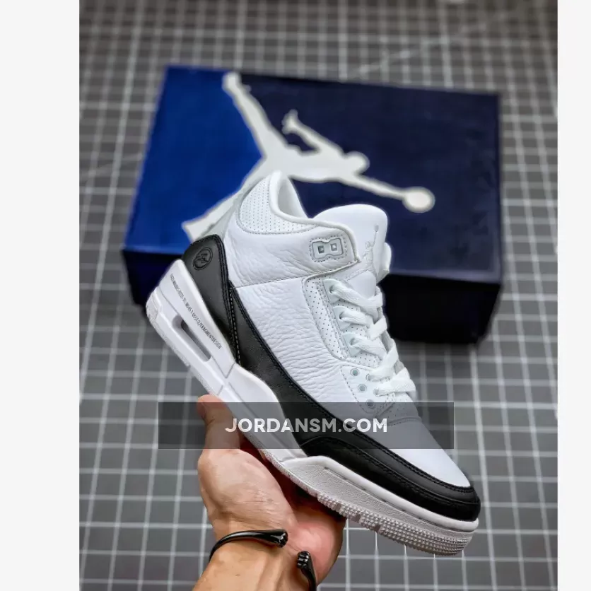 Fragment X Air Jordan 3 White/Black-White DA3595-100 New Releases