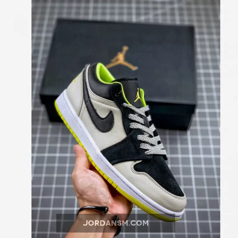Air Jordan 1 Low 'Venom Green' 553558-009 Online