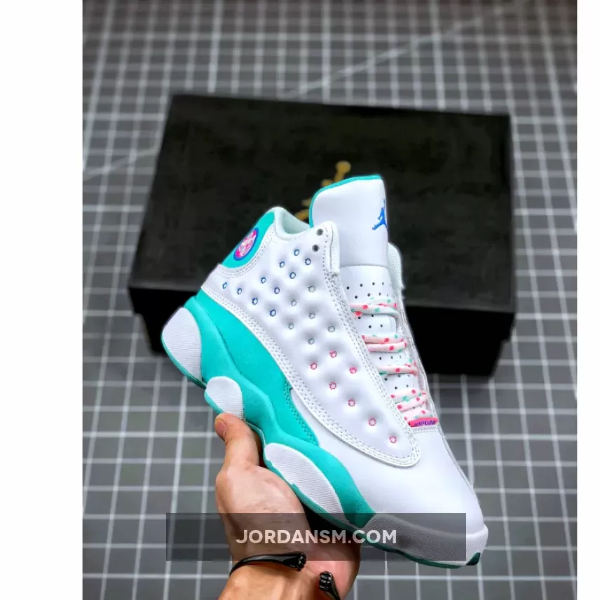 Air Jordan 13 GS 'Aurora Green' 439358-100 New Releases