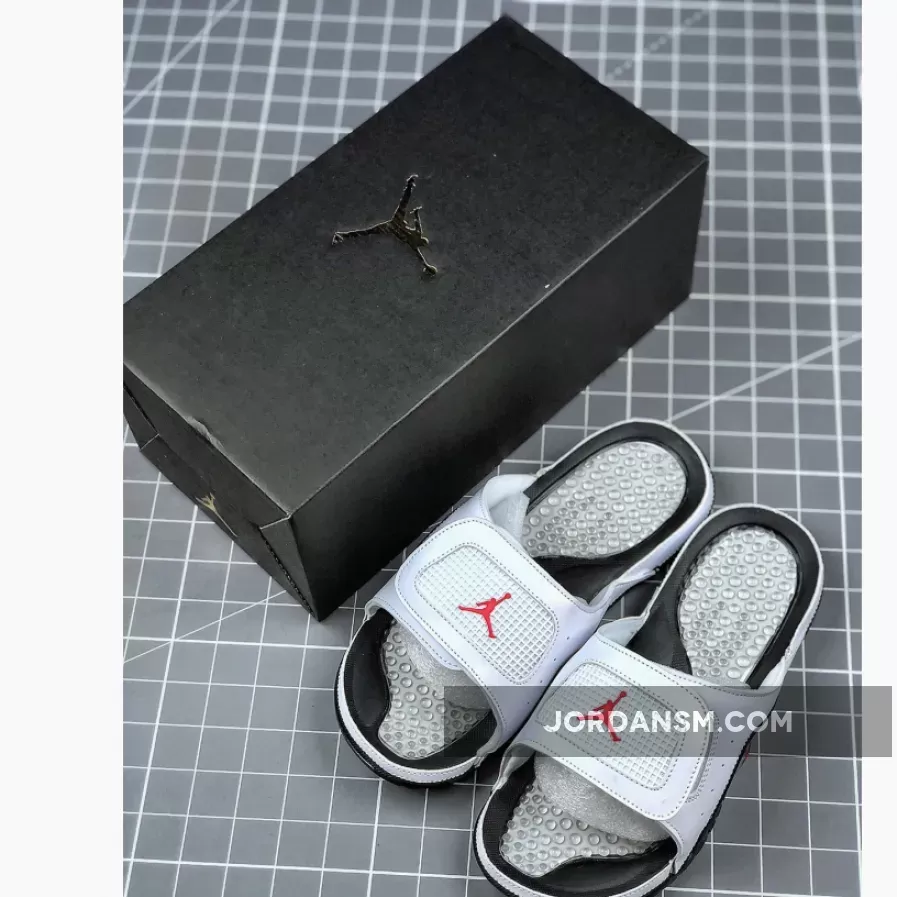 Air Jordan Hydro 13 White Black Restock