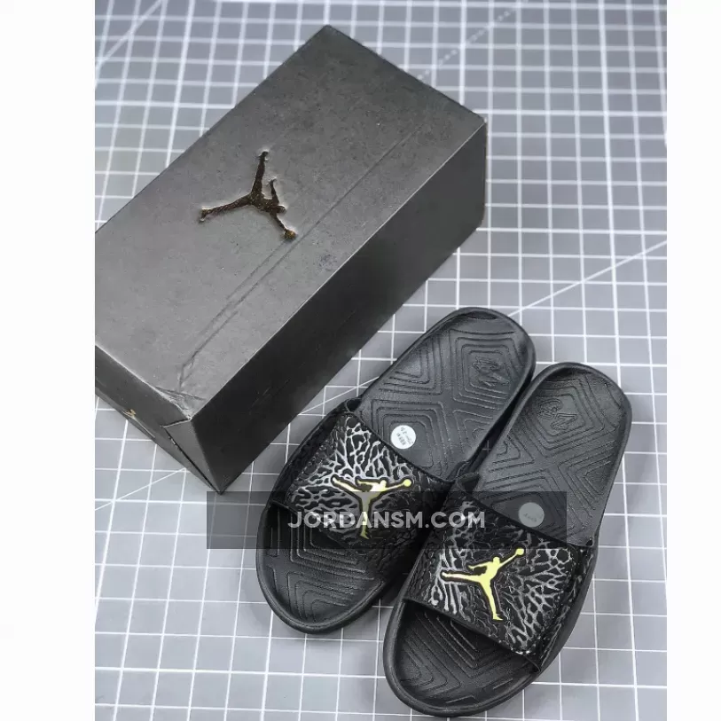 Air Jordan Hydro 7 V2 Black Gold BQ6290-007 New Releases