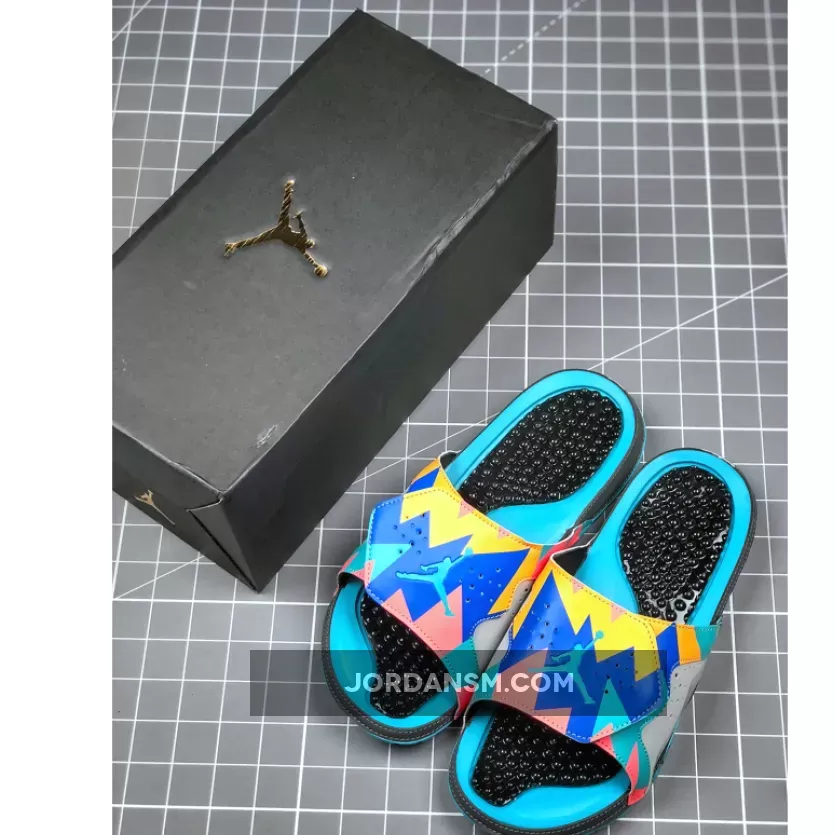 Air Jordan Hydro 5 Blue Multi-Color