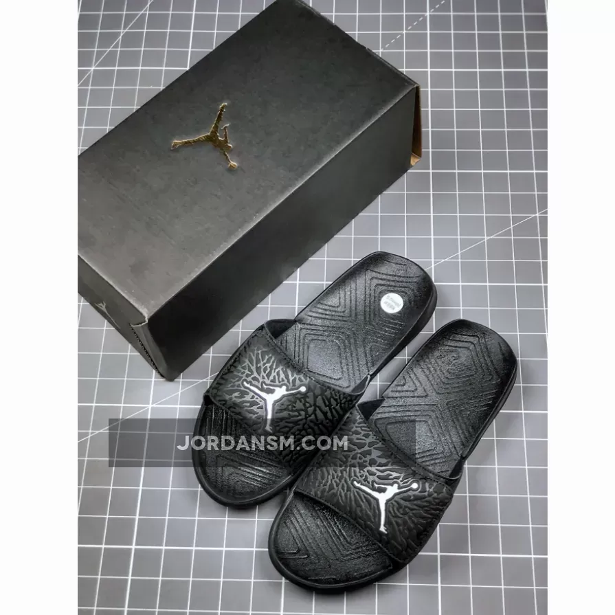 Air Jordan Hydro 7 Triple Black Slippers BQ6290-016 New Releases