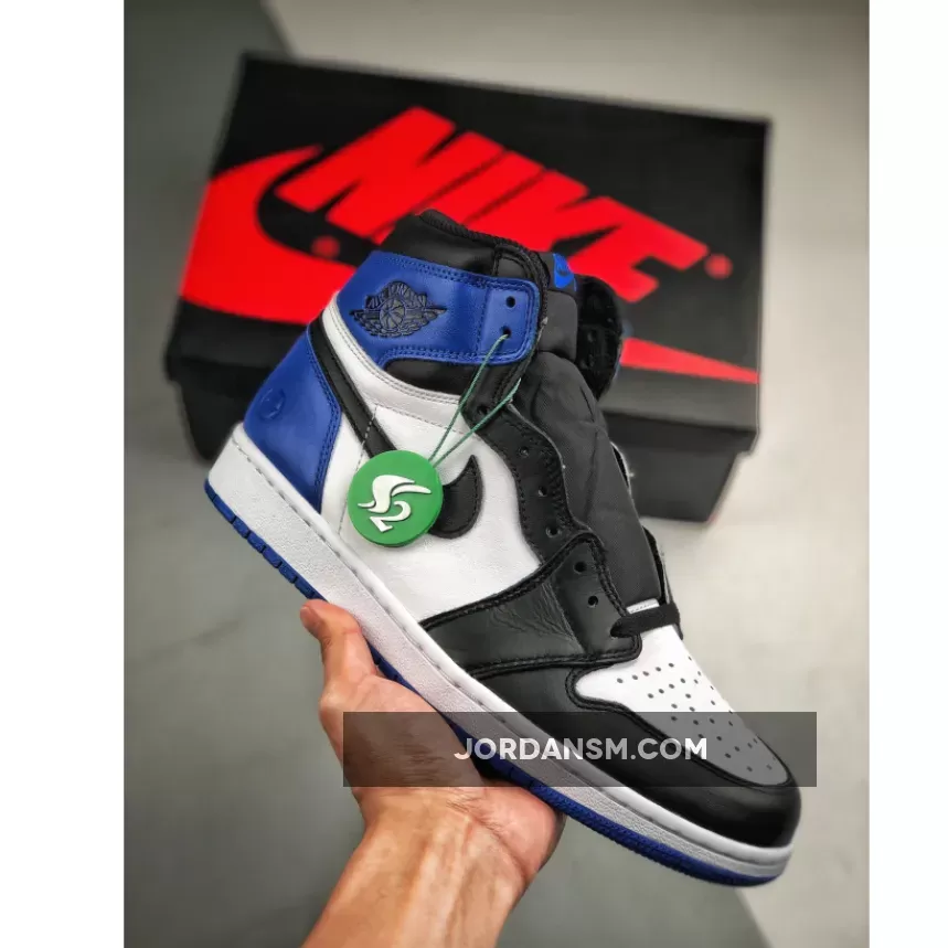 Air Jordan 1 Retro 'Fragment' Black/Sport Royal-White 716371-040 Restock