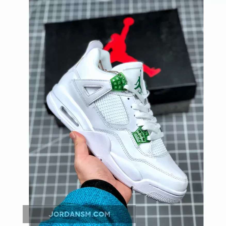 Air Jordan 4 White/Pine Green-Metallic Silver CT8527-113 / pine green jordan 4