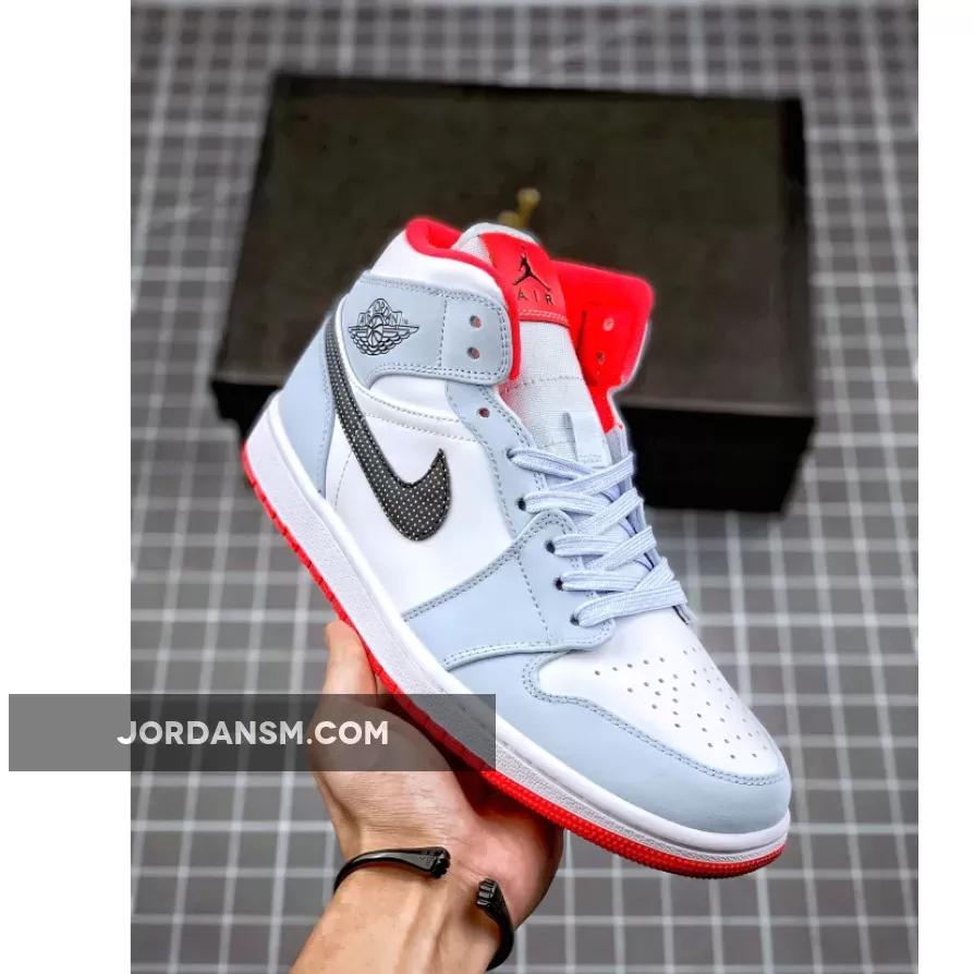 Air Jordan 1 Mid 'Half Blue' 555112-400 New Releases