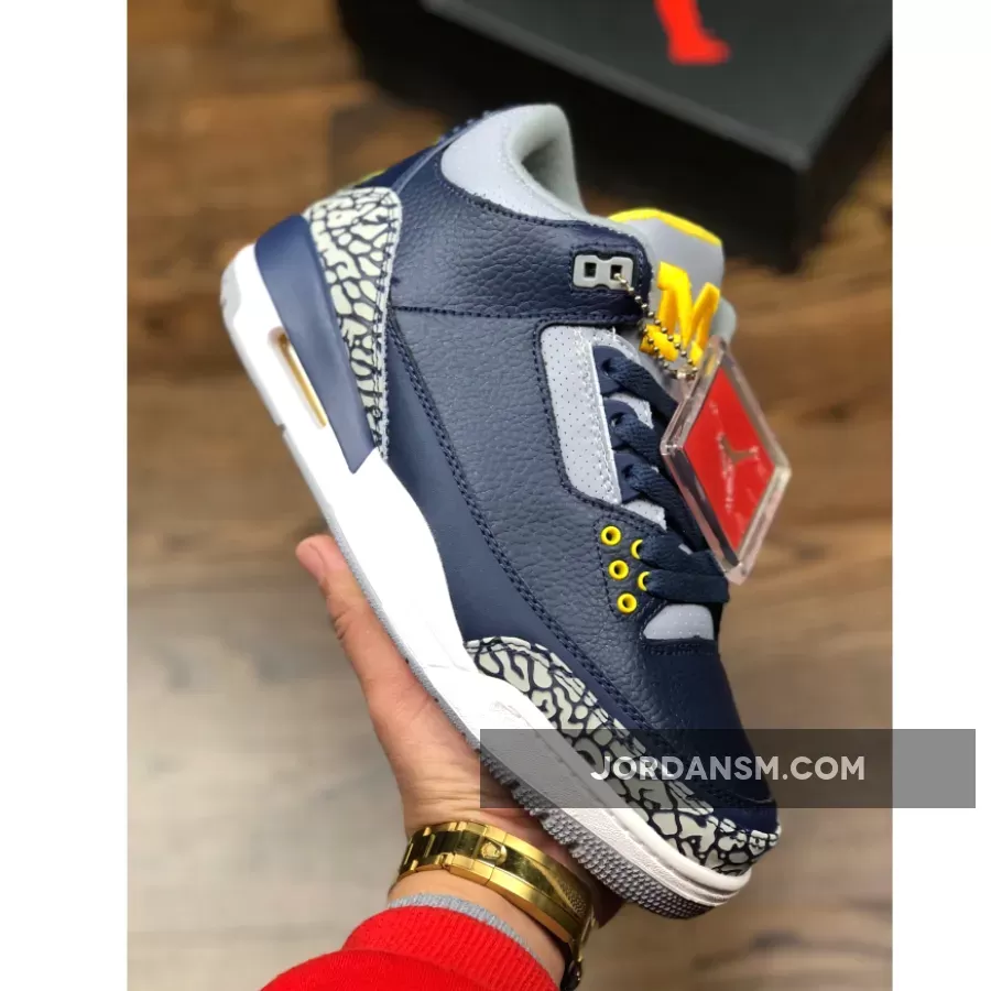 Air Jordan 3 Michigan PE New Releases