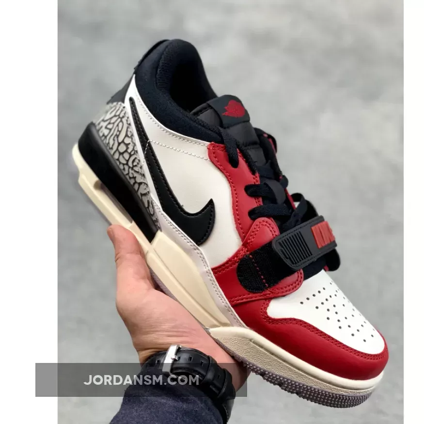 Jordan Legacy 312 Low 'Chicago' White/University Red-Black / jordan legacy 312 low chicago red