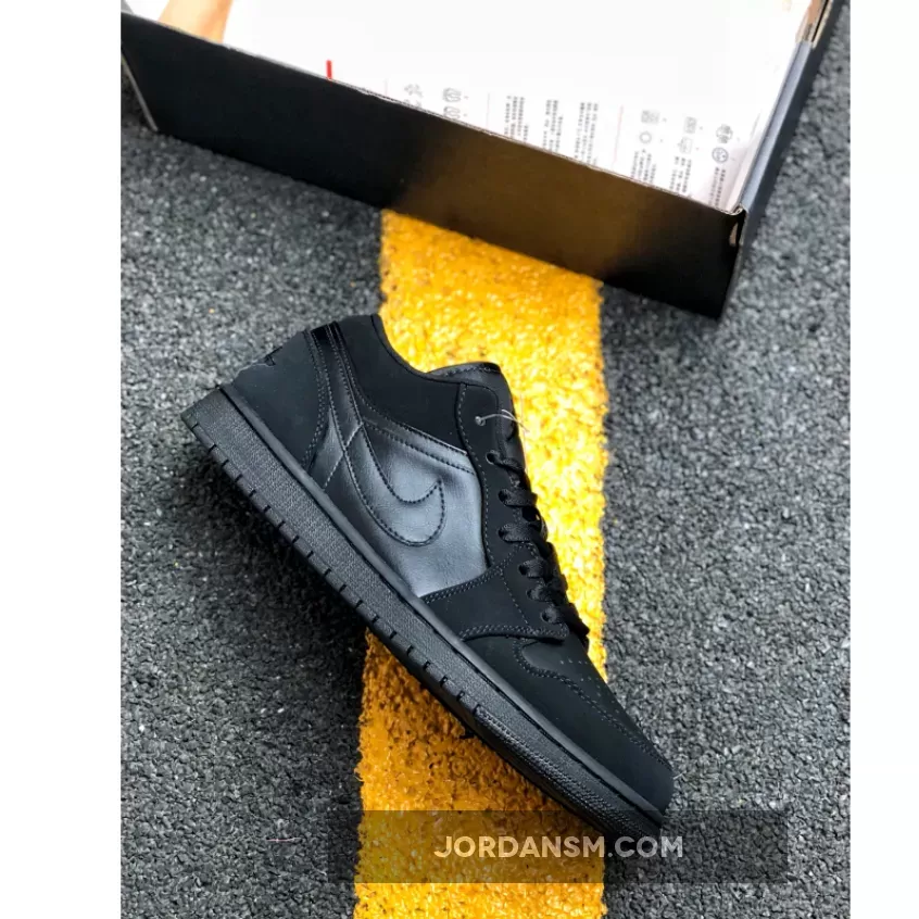 Air Jordan 1 Low 'Triple Black' 553558-056 Restock